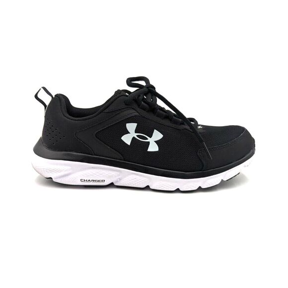 Under Armour Shoes - Under armour Charged Assert 9 Women's Running Shoes - Black/White, US 8.5W